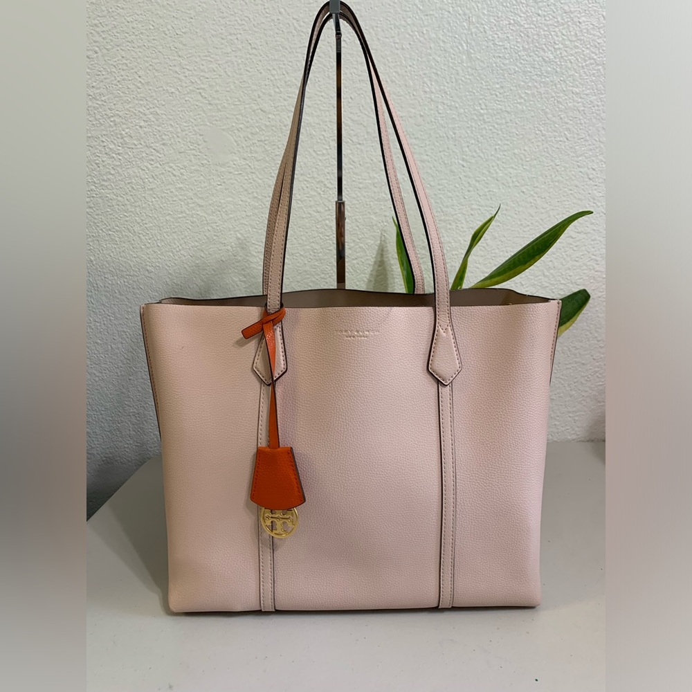 ๐๐ TORY BURCH Tote Pink Leather Bag - Picture 13 of 13